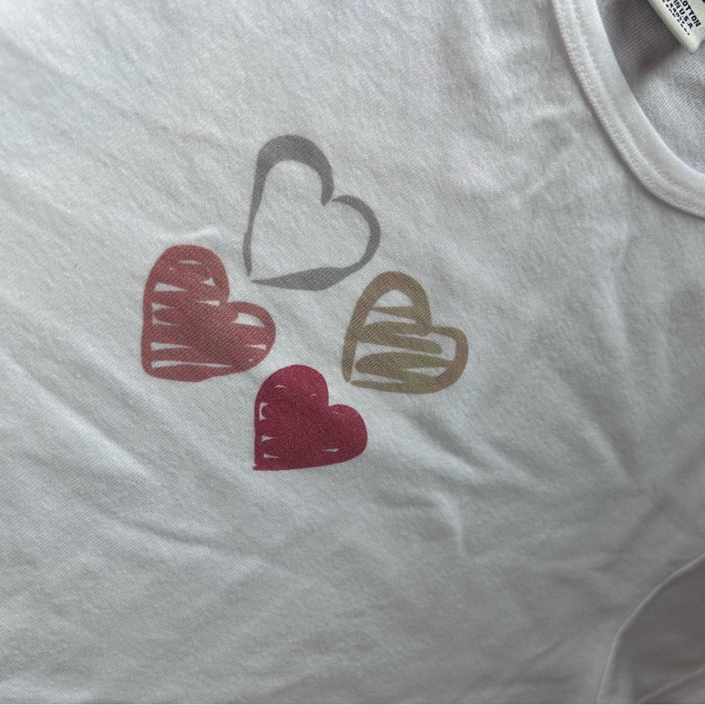 Vintage GAP 100% Cotton scoop neck t with hearts. Made in USA. 90’s - Picture 8 of 8
